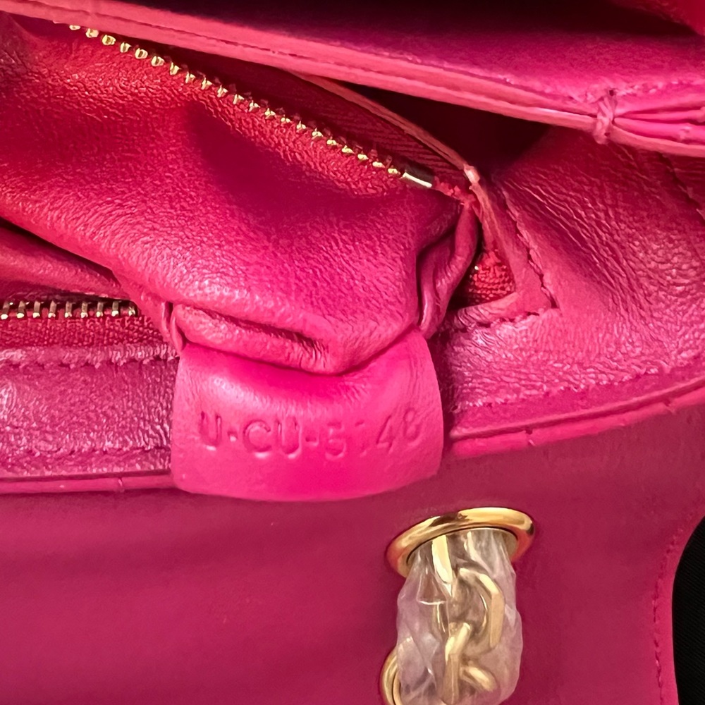 Authentic CELINE PINK TWO WAY BAG - Picture 3 of 9